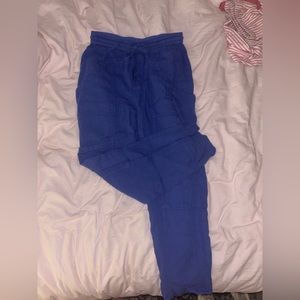 Blue free people pants